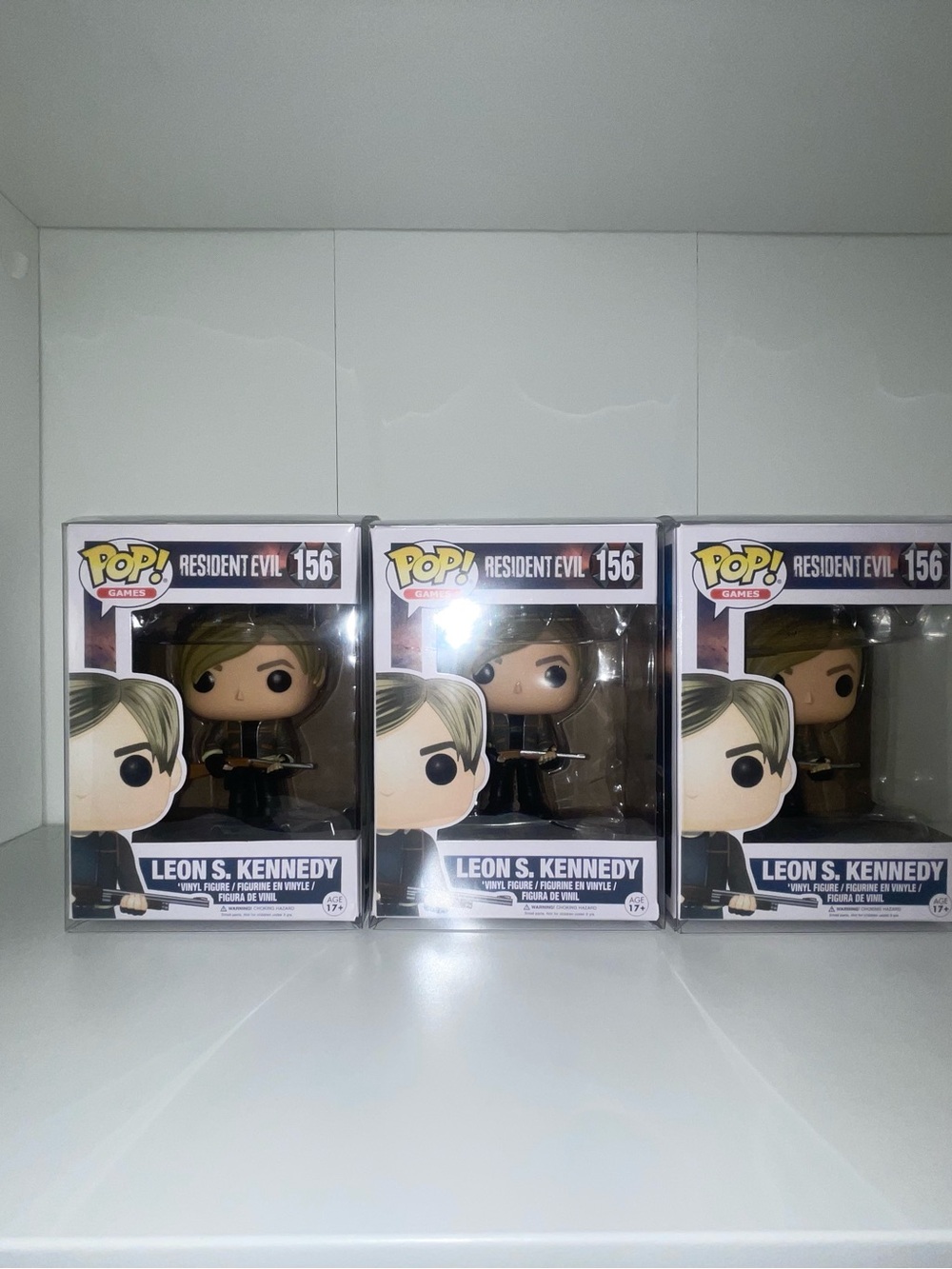 Funko Pop! Resident Evil Leon S. Kennedy Vinyl Figure - White, Black, Brown